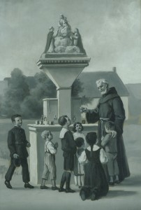 El Padre Frédéric y los niños.
